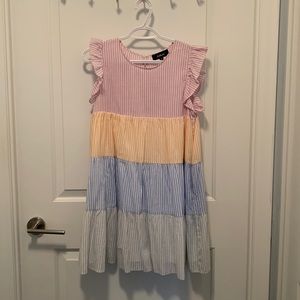 AAKAA Colour Block Summer Dress - Size Small